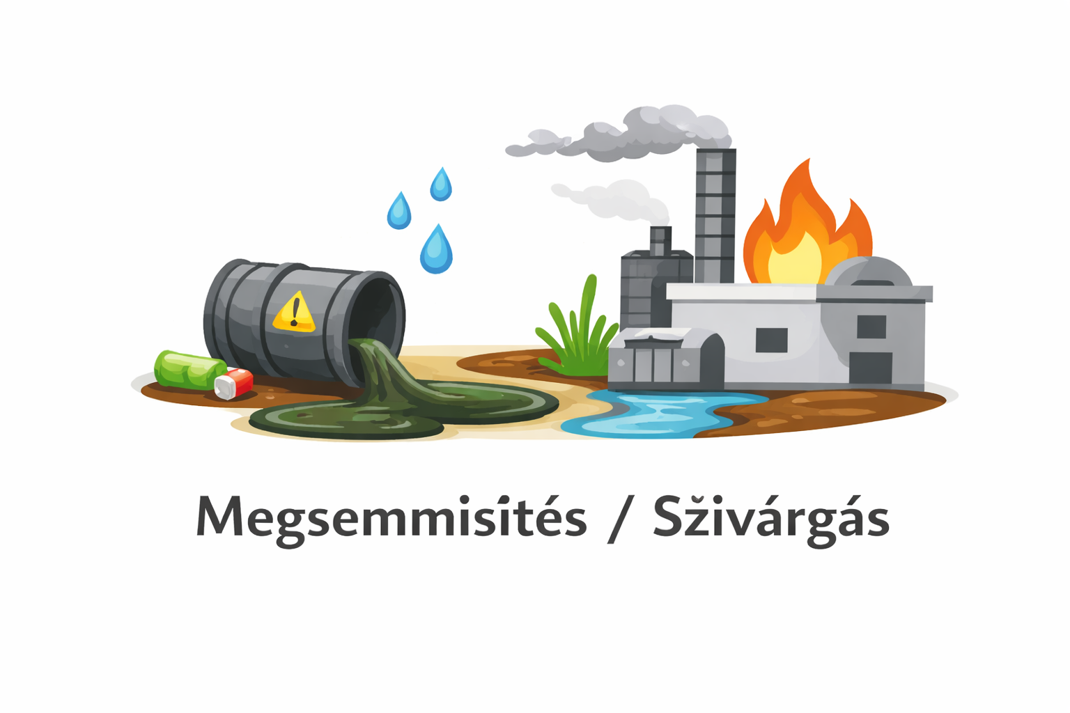 Megsemmisítés/szivárgás